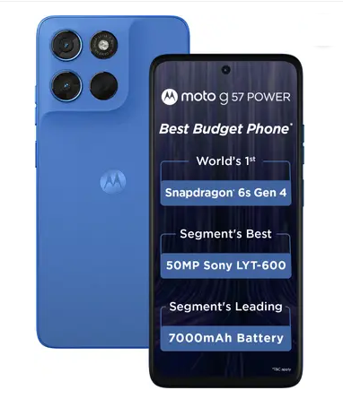 MOTOROLA g57 power 5G (Pantone Regatta, 128 GB) (8 GB RAM)